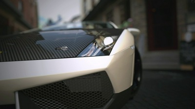 Вид спереди Lamborghini Матовый