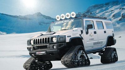 Модифицированный Hummer H2 Snow