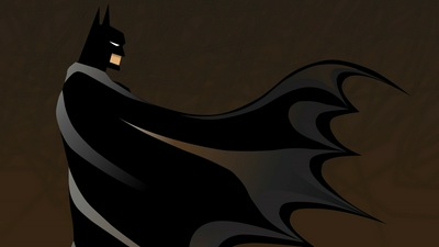 Бэтмен Стоит, Плащ развевается