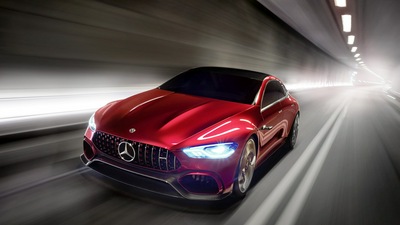 Mercedes Amg GT 2017 4k