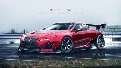 Дизайн вентилятора Lexus LC500