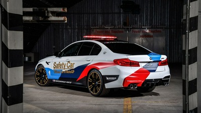 Автомобиль безопасности Bmw M5 Motogp 4k