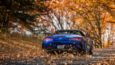 2018 Mercedes AMG GT C Roadster 4k