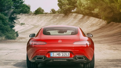 Mercedes AMG GT S 2017 сзади