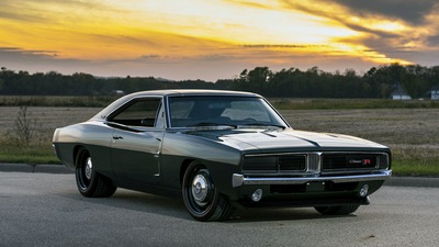 1969 Ringbrothers Dodge Charger Перебежчик Вид спереди