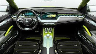 Интерьер Skoda Vision X 2018