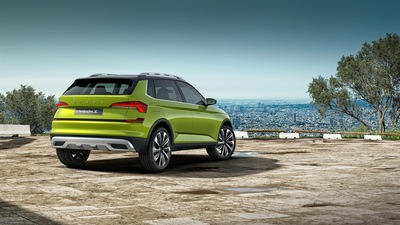 Skoda Vision X 2018 Сзади