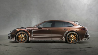 Mansory Porsche Panamera Sport Turismo Вид сбоку 4k