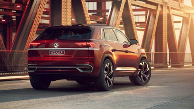 Volkswagen Atlas Cross Sport Concept 2018 Сзади