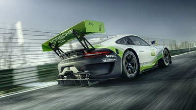 Porsche 911 GT3 R 2018 Сзади