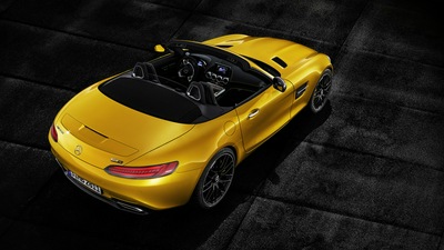 Mercedes AMG GT S Roadster 2018 сзади