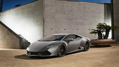 Серебристо-матовая краска Lamborghini Huracan