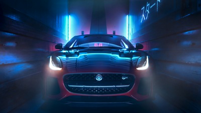 Jaguar F Type 2018 Вид спереди