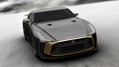 Концепт Nissan GT R50 2018 4k