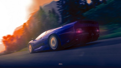 Jaguar XJ220 Арт