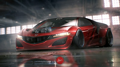 Honda NSX Гибридный электрический