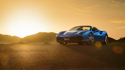 Ferrari 488 Spyder 2018 Вид спереди