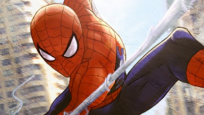 Удивительное произведение искусства Человека-паука Новое