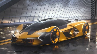 2019 Lamborghini Terzo Millennio 4k