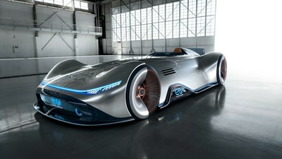 Mercedes Benz Vision EQ Серебряная стрела 2018