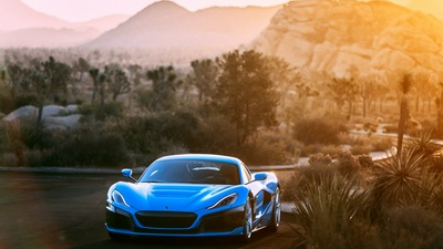 4k 2018 Rimac C двумя калифорнийскими изданиями