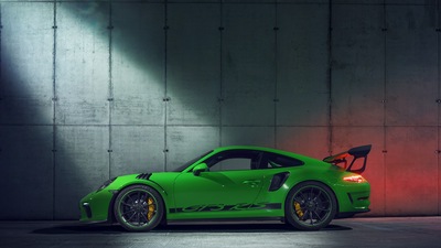 2018 Porsche 911 GT3 RS Вид сбоку