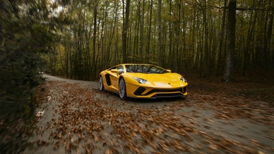 Автомобиль Lamborghini Aventador S 4k