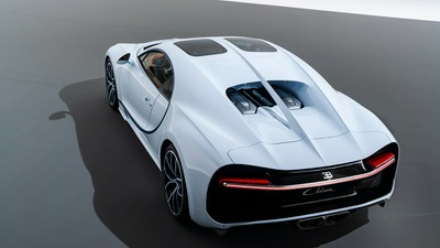 Bugatti Chiron Sky View 2018 сзади