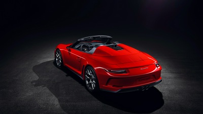 Porsche 911 Speedster Concept II 2018 сзади