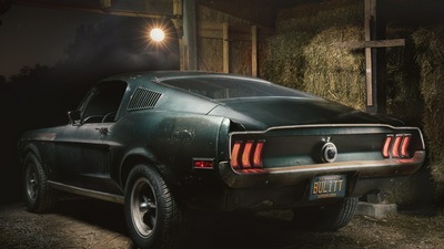 1968 Mustang GT Fastback 8k сзади