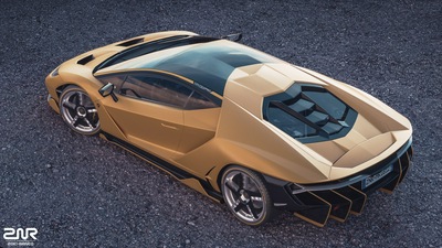 Lamborghini Centenario Вид сверху