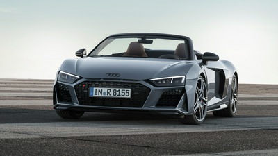 Audi R8 Spyder V10 2019 4k