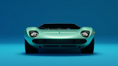 Передняя часть Lamborghini Miura