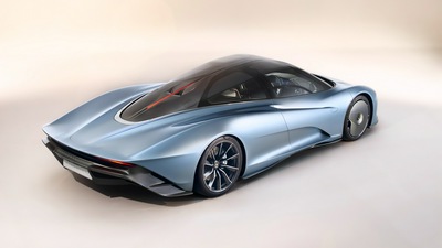 McLaren Speedtail 2018 сзади 4k