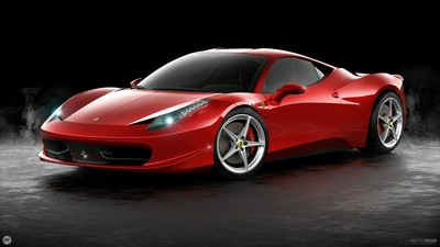 Ferrari 458 Italia CGI