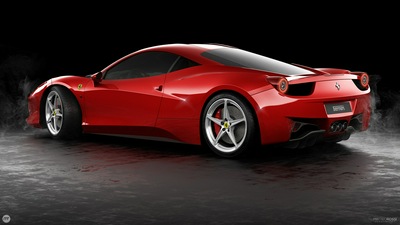 Ferrari 458 Italia Задний CGI