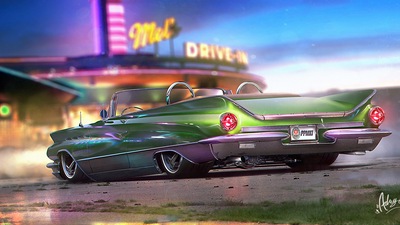 Классический автомобиль 1960 года выпуска