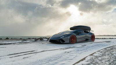 Lamborghini Snow Cgi