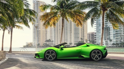 2019 Lamborghini Huracan Evo Spyder 5k