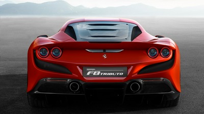 Ferrari F8 Tributo 2019 Сзади