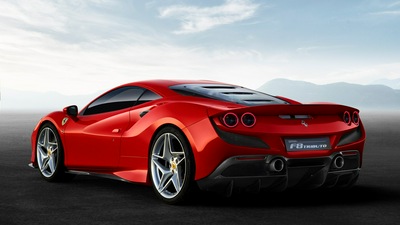 Ferrari F8 Tributo 2019 сзади 5k