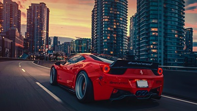 Ferrari 458 City 4k