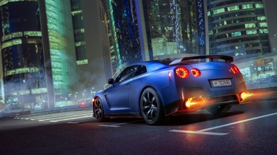 Nissan GTR Задний 4k