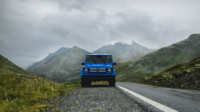 Mercedes Benz G Class Передняя панель 4k