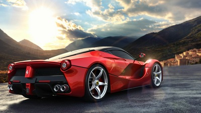 La Ferrari Вид сзади