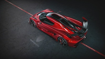 2020 Koenigsegg Jesko Cherry Red Edition 10 8k