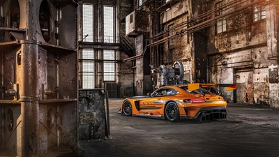 Mercedes AMG GT3 2019 Сзади