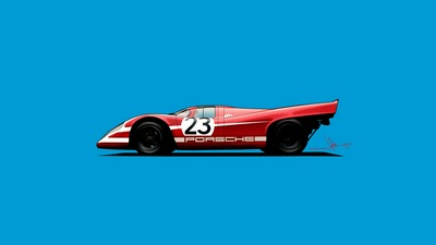 Векторное искусство Porsche 917k