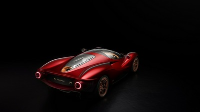 2019 De Tomaso P72 Сзади