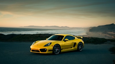 Передняя часть Porsche Cayman